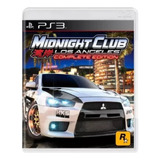 Jogo Ps3 Playstation 3 Midnight Club Los Angeles - M. Física