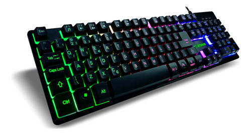 Teclado Gamer Semi Mecânico X Zone Com Led