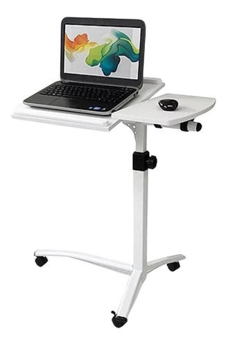 Vextable Mesa Notebook Luxo Altura Ajustável C/ Tampo Em Mdf Cor Vextable - Branco