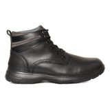 Zapato Botin Bota Hombre Casual Rokino 3206 Liso Negro Gnv®