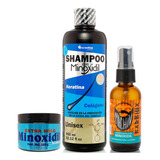 Kit Shampoo Minoxidil + Loción + Cera Minoxidil Crecimiento