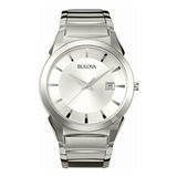 Reloj Bulova Para Hombres 38mm, Pulsera De Acero Inoxidable