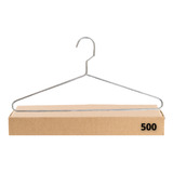 Pack 500 Gancho De Alambre Minimalista Metal Basico 40x20cm