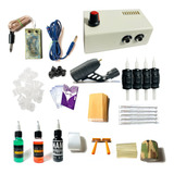 Kit Tattoo Completo Insumos Eco Analog+rotativa Bullet Lfdt