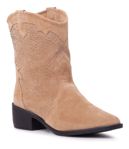 Bota Western Com Strass Feminina Agro Feminina Moda Montaria