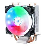 Air Cooler Processador Pc Cpu Rgb P/ Intel E Amd Universal