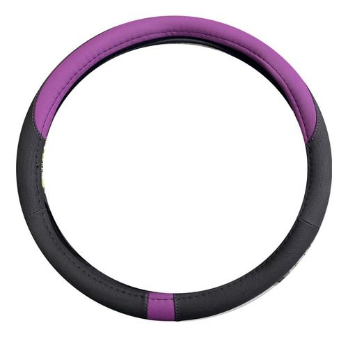 Cubre Volante 38cm Negro- Violeta Para Ecosport Fiesta Focus