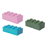 Combo De Bloque Apilables Para Armar Con Cajones Lego Color Mix