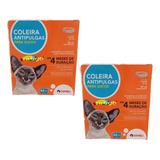  2 Unidades Coleira Bullcat  Antipulgas Para Gatos 40 Cm