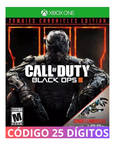 Call Of Duty Black Ops 3 Zombies Chronicles Xbox One Código