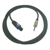 Cable Para Bocina Speakon A Plug 6.3 2x14 Uso Rudo De 10 Mts