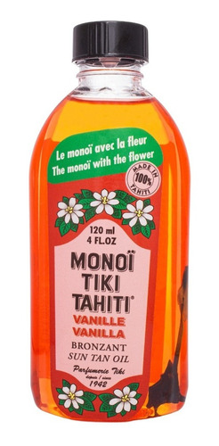 Monoï Bronceador Tiki Tahiti 120ml - Vainilla