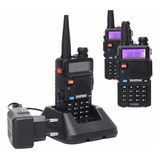 Pack X2 Radio Vhf Baofeng Radio Comunicadores Portatiles 055