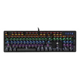 Teclado Hp Gk100 Qwerty Español Color Negro Con Luz Rgb