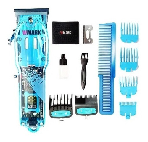 Máquina De Cortar Cabelo Wmark  Ng 408 Azul Bivolt