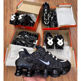 Nike Shox Tl1 Negras ( Talle 40 Arg / 26 Cm )