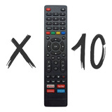 Kit 10 Controles Remoto Compatível Tv Philco Smart - Atacado
