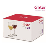 Set Juego X 12 Copas Aragon Cristar Vino Agua Color Transparente