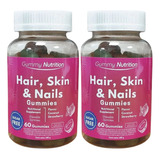 Suplemento Multivitamínico Hair, Skin & Nails 2 Frascos X 60