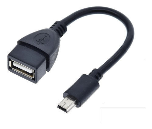 Cable Conversor Datos Otg Usb A Miniusb 13cm Memoria Usb