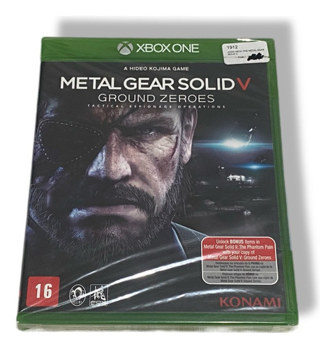 Metal Gear Ground Zeroes Xbox One Lacrado Envio Rapido!