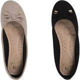Zapatos Balerinas Confort Kit De 2 Pares! De Moda