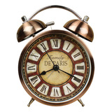 1 Reloj Despertador De Metal Retro Vintage Con Alarma Creati