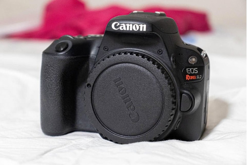  Canon Eos Rebel Kit Sl2 18-55mm Is Stm Dslr Cor  Preto