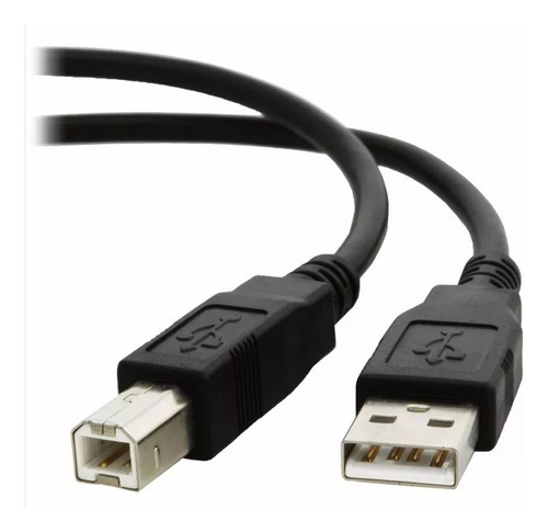Cable Usb A-b 5 Metros Para Impresora Y Escaners Hp Color Negro