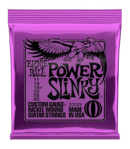 Encordado Para Guitarra Eléctrica Ernie Ball 2220 (11-48)