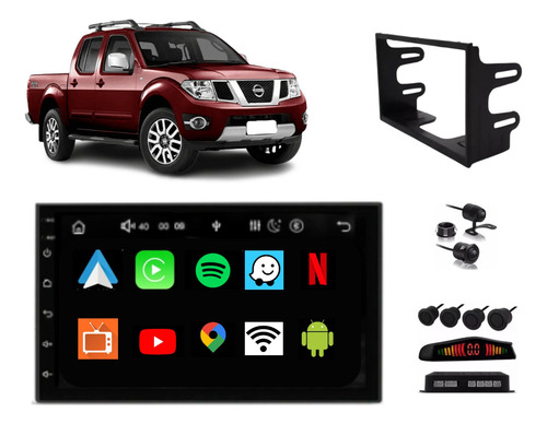 Multimídia Android Frontier 11 12 Carplay Tv Mold Sens Metal
