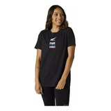 Polera Lifestyle Mujer Honda Wing Negro Fox