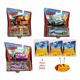 Cars Pixar Disney 3 Autos Mattel Año 2010 Originales