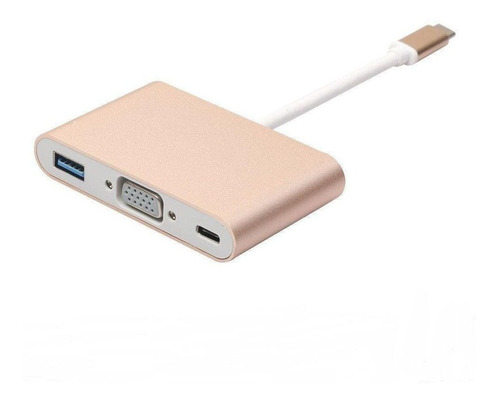 Cabo Adaptador Conversor Usb Tipo C Para Vga Dell Xps 13/15