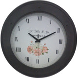 Reloj De Pared Deco Vintage 60 Cms.