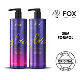 Kit Fox Gloss Escova Progressiva 2x1000ml