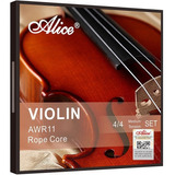 Encordado Alice Awr11 Para Violin Profesional 4/4