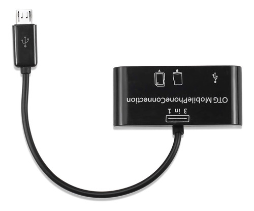 Adaptador Para Tarjetas Micro Usb/sd/tf Con Puerto Micro Usb