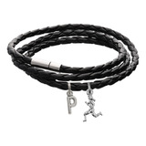 Pulsera Corredora Brazalete Dije Correr Carrera A Pie Letra