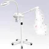 Facial Steamer Profesional 2 En 1 Con Lámpara De Aumento, Li