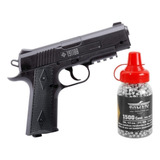 Kit Pistola Co2 1911bb 4.5mm Crosman + Balines 1500 Piezas