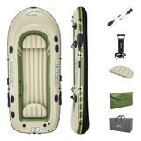 Hydro-force Voyager X4 - Juego De Balsa Inflable De 11 Pies.