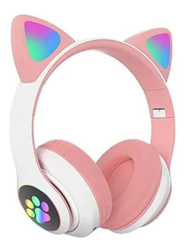 Audifono Bluetooth Orejas De Gato, Monster Rosado. Cat Ears