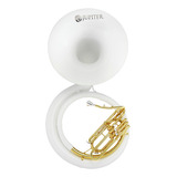 Tuba Jupiter Fibra De Vidrio Blanca