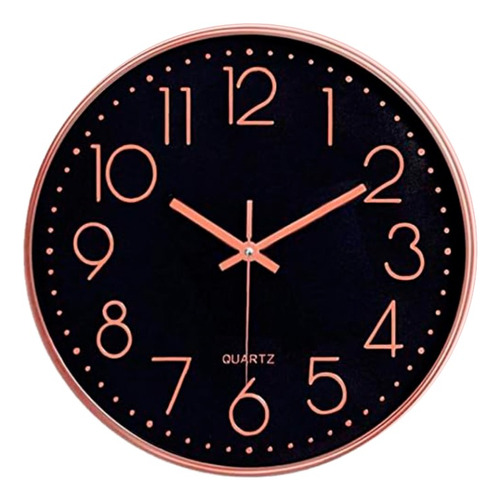 Reloj De Pared Grande Moderno 25cms Analogico Elegante New 