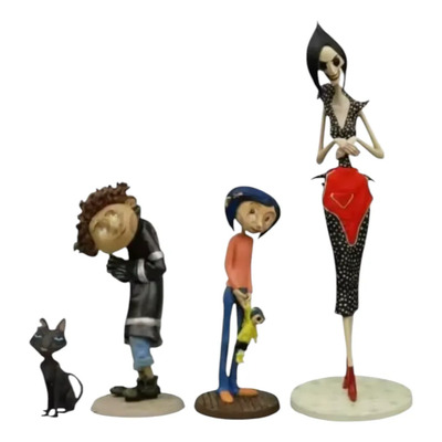 Neca Coraline Set De Colección De 4 Figuras