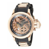 Reloj  Para Hombre 1090 Russian Diver Color Oro Rosa En