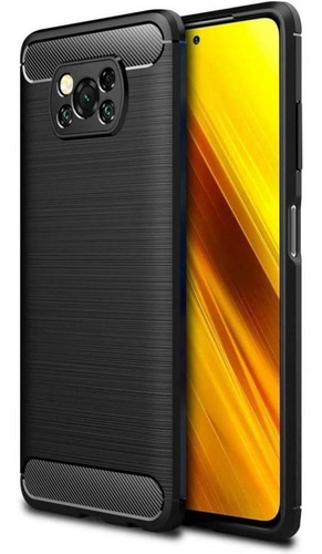 Funda Tpu Fibra Carbono Para Xiaomi Pocophone X3