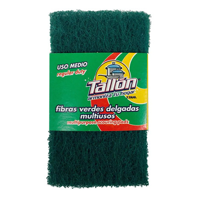 Pack 4 Fibras Verdes Para Limpieza Multiusos T.taio | MercadoLibre