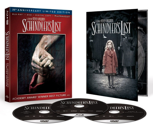 Schindler´s List - Blu Ray + Dvd - Digibook - Spielberg 